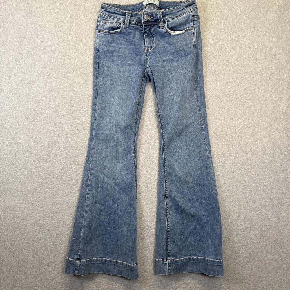 We the Free Women's Size 26 Blue Denim Wide Leg Jeans